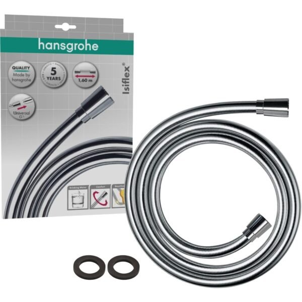 hansgrohe Isiflex Universal-Brauseschlauch, 1,60 m, mit Verdrehschutz