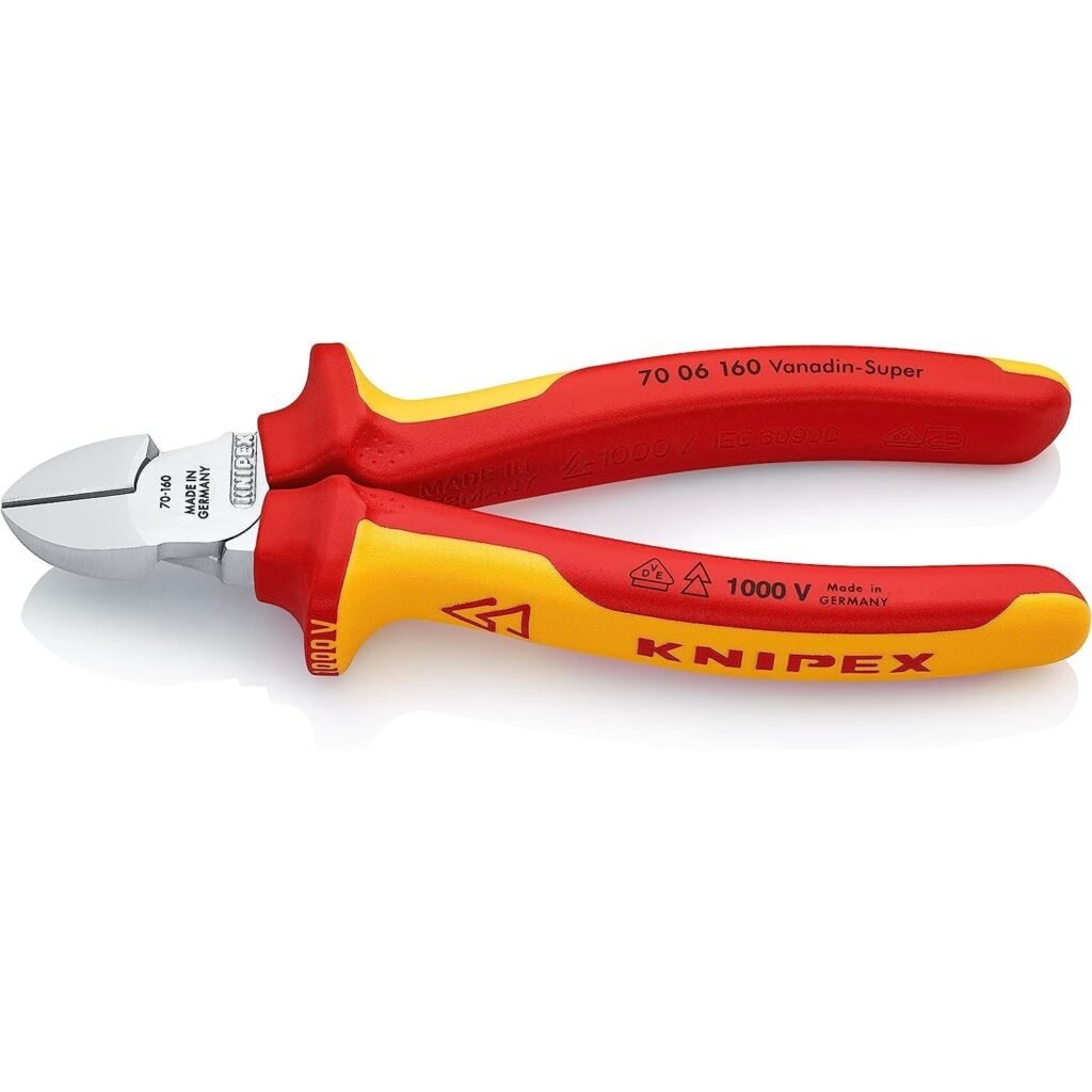 KNIPEX 70 06 160 Seitenschneider, 1.000 V isoliert, 160 mm