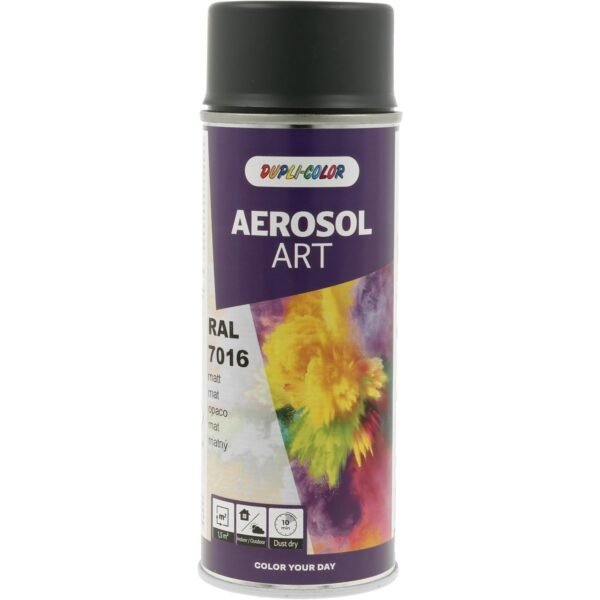 Dupli-Color Aerosol Art Sprühlack RAL 7016 Anthrazitgrau matt, 400 ml