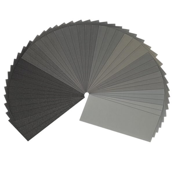 Stebruam Pro Schleifpapier-Set, 42-teilig, Körnung 120–3000