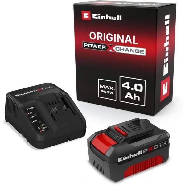 Einhell Power X-Change Starter-Kit 18 V 4,0 Ah mit Akku und Ladegerät